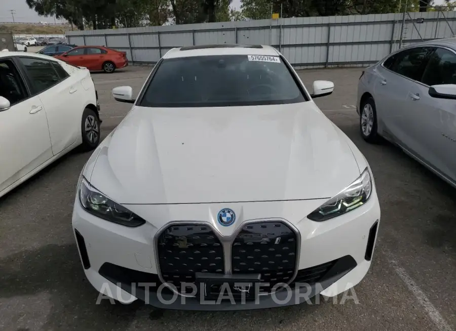 BMW I4 EDRIVE 2024 vin WBY73AW01RFS32215 from auto auction Copart