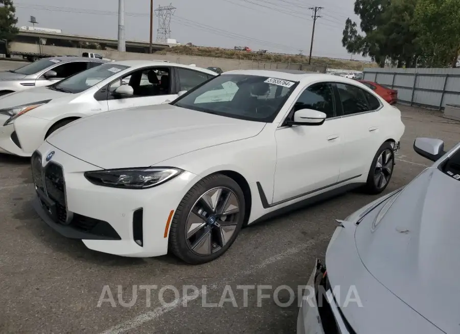 BMW I4 EDRIVE 2024 vin WBY73AW01RFS32215 from auto auction Copart