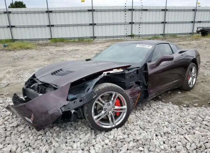 CHEVROLET CORVETTE S 2017 vin 1G1YB2D78H5110592 from auto auction Copart