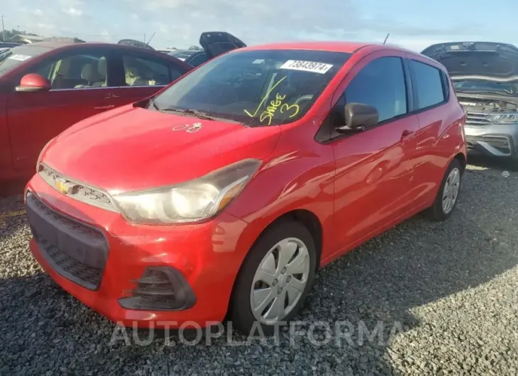 CHEVROLET SPARK LS 2016 vin KL8CB6SA8GC620547 from auto auction Copart