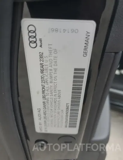 AUDI A4 PREMIUM 2017 vin WAUGNAF46HN008471 from auto auction Copart