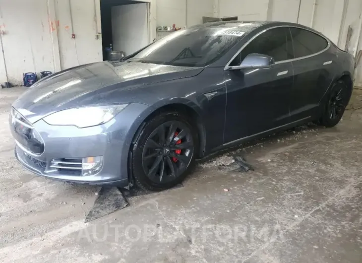 TESLA MODEL S 85 2015 vin 5YJSA1H20FFP75975 from auto auction Copart