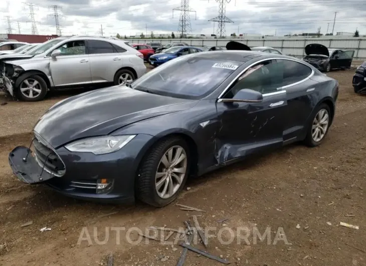 TESLA MODEL S 70 2015 vin 5YJSA1S27FF091725 from auto auction Copart