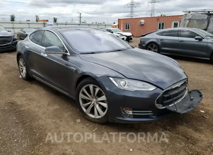 TESLA MODEL S 70 2015 vin 5YJSA1S27FF091725 from auto auction Copart