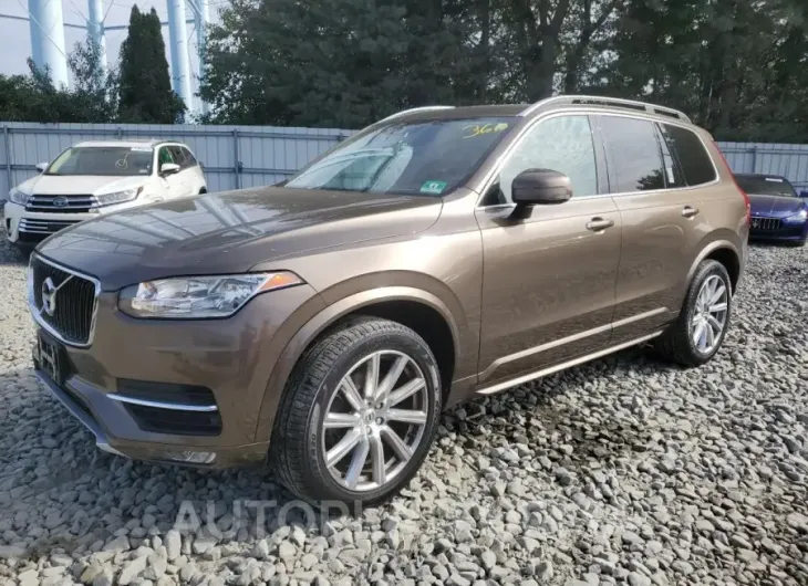 VOLVO XC90 T6 2016 vin YV4A22PK1G1027873 from auto auction Copart