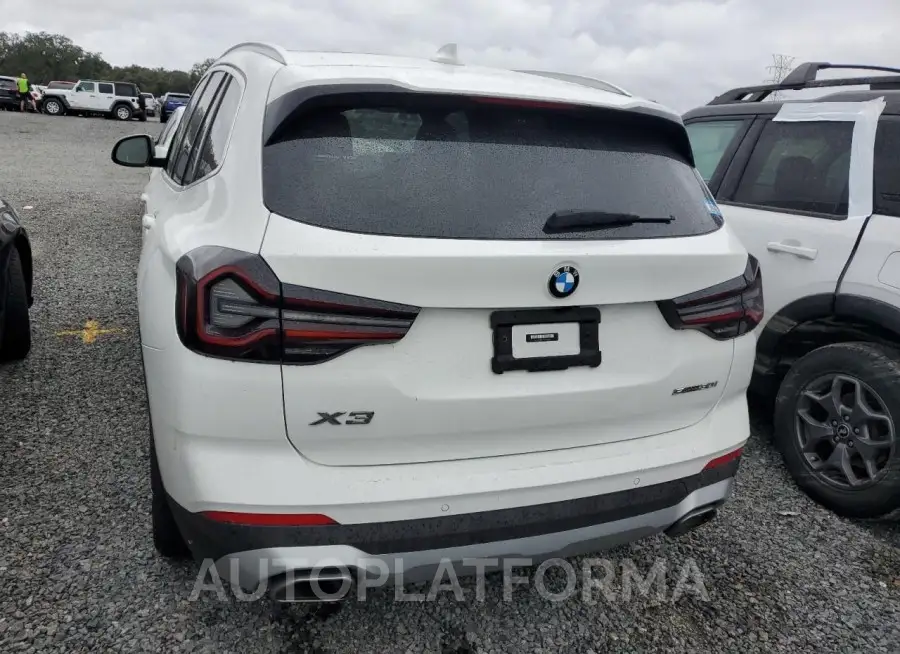 BMW X3 SDRIVE3 2022 vin 5UX43DP07N9J95523 from auto auction Copart