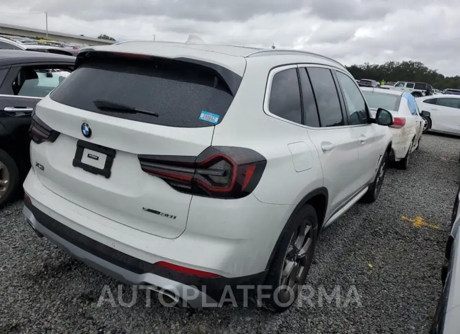 BMW X3 SDRIVE3 2022 vin 5UX43DP07N9J95523 from auto auction Copart