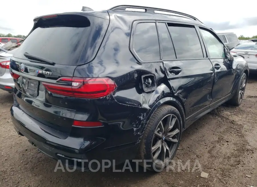 BMW X7 M50I 2022 vin 5UXCX6C09N9M00552 from auto auction Copart