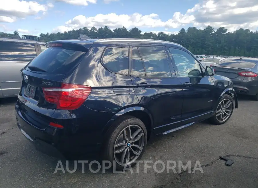 BMW X3 XDRIVE2 2016 vin 5UXWX9C50G0D73701 from auto auction Copart