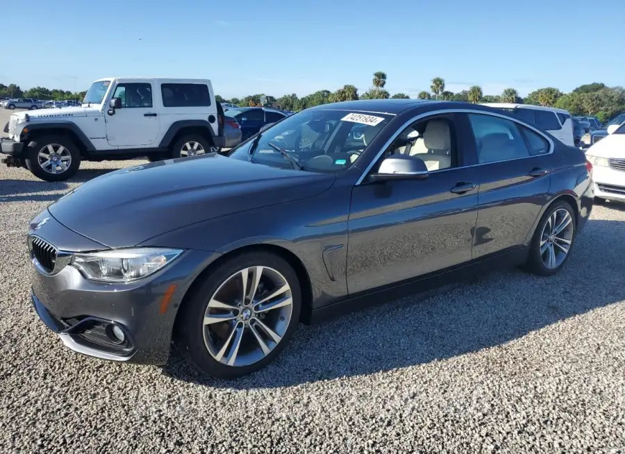 BMW 430I GRAN 2017 vin WBA4F7C5XHG787233 from auto auction Copart