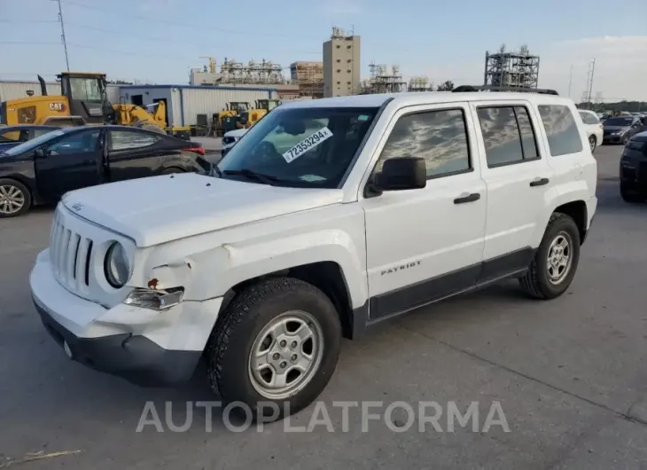 JEEP PATRIOT SP 2016 vin 1C4NJPBB1GD548568 from auto auction Copart