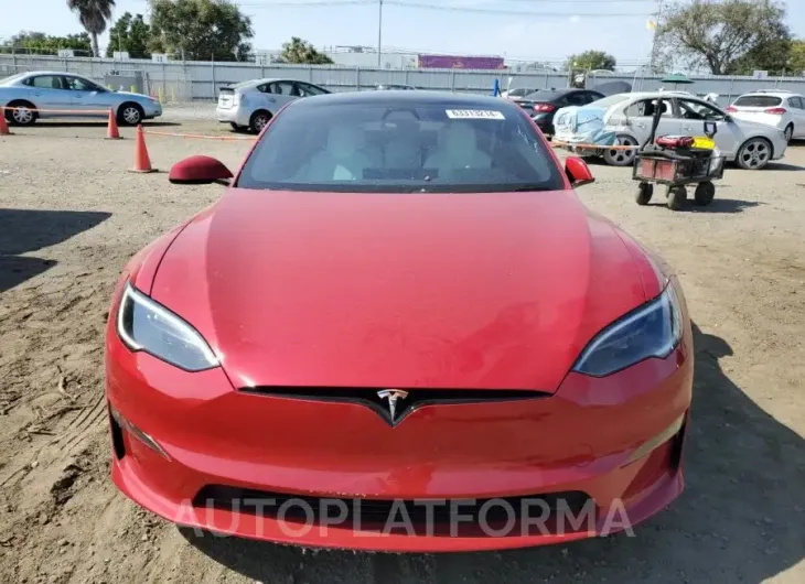 TESLA MODEL S 2022 vin 5YJSA1E50NF475429 from auto auction Copart