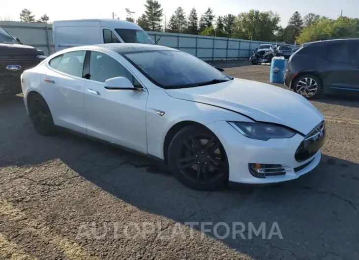 TESLA MODEL S 70 2015 vin 5YJSA1S25FF095837 from auto auction Copart