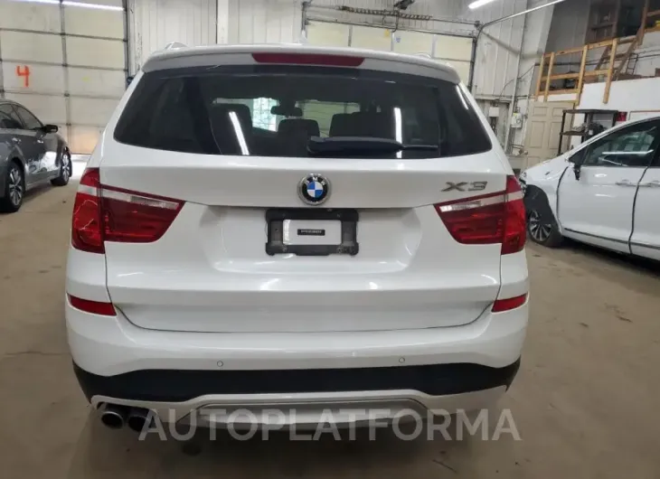 BMW X3 XDRIVE3 2016 vin 5UXWX7C53G0R18422 from auto auction Copart