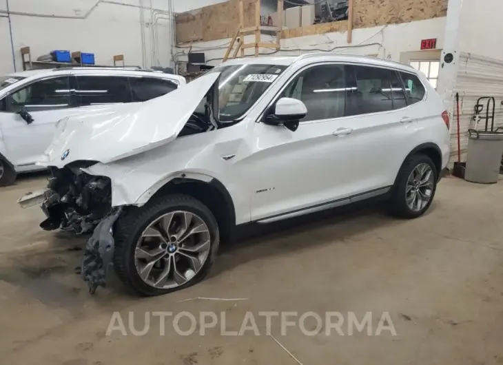 BMW X3 XDRIVE3 2016 vin 5UXWX7C53G0R18422 from auto auction Copart