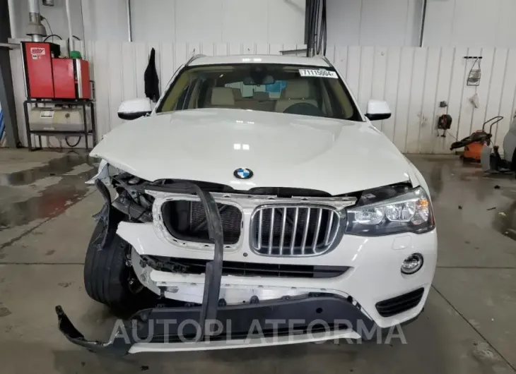 BMW X3 XDRIVE2 2016 vin 5UXWX9C51G0D82438 from auto auction Copart