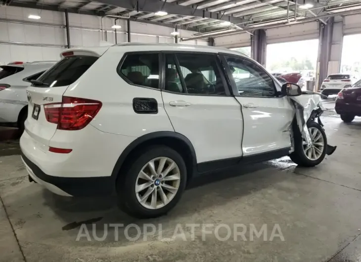 BMW X3 XDRIVE2 2016 vin 5UXWX9C51G0D82438 from auto auction Copart