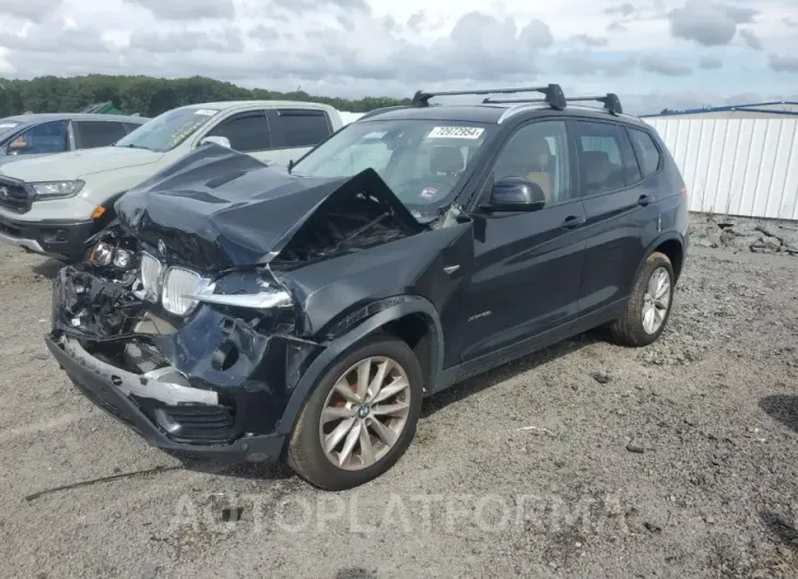 BMW X3 XDRIVE2 2016 vin 5UXWX9C58G0D93355 from auto auction Copart