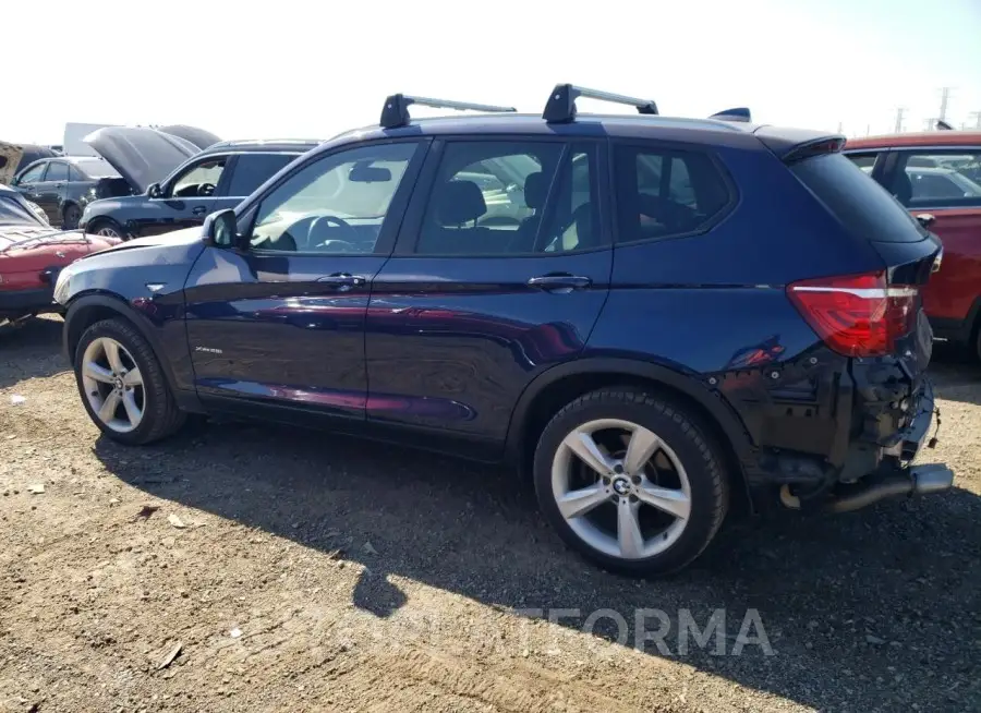 BMW X3 XDRIVE2 2017 vin 5UXWX9C5XH0D98607 from auto auction Copart