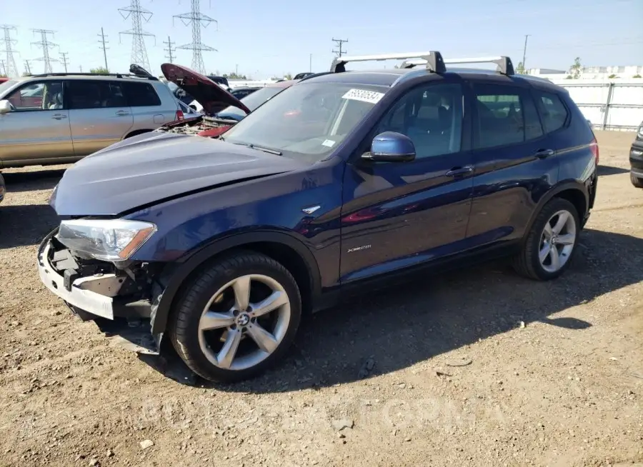 BMW X3 XDRIVE2 2017 vin 5UXWX9C5XH0D98607 from auto auction Copart