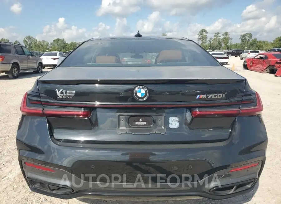 BMW M760 XI 2022 vin WBA7U6C01NCH34153 from auto auction Copart