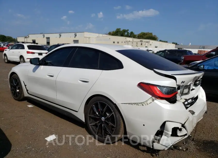 BMW I4 M50 2023 vin WBY33AW07PFP28678 from auto auction Copart