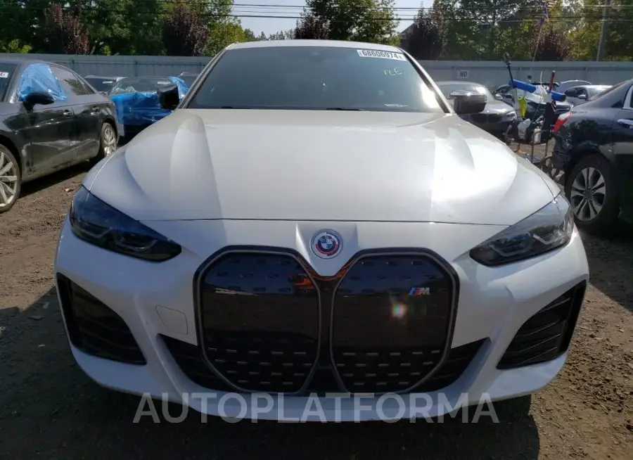 BMW I4 M50 2023 vin WBY33AW07PFP28678 from auto auction Copart