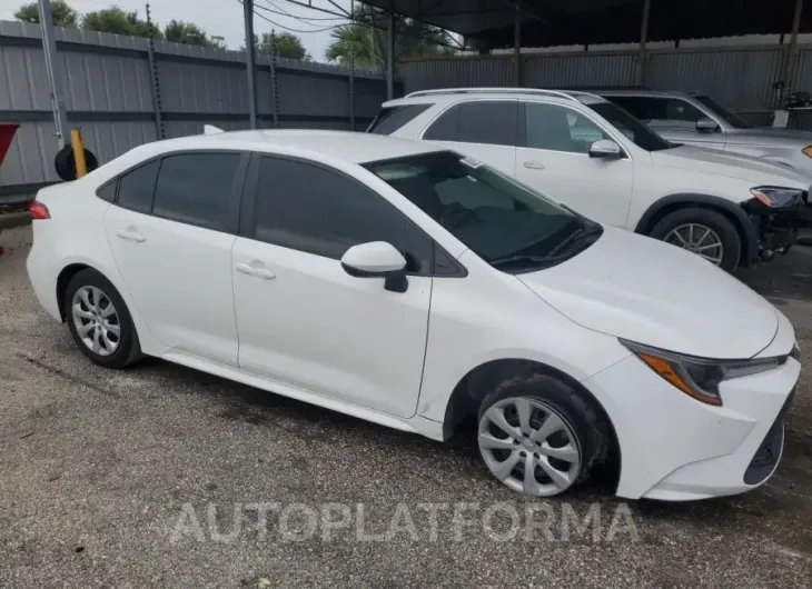 TOYOTA COROLLA LE 2021 vin 5YFEPMAE4MP245687 from auto auction Copart