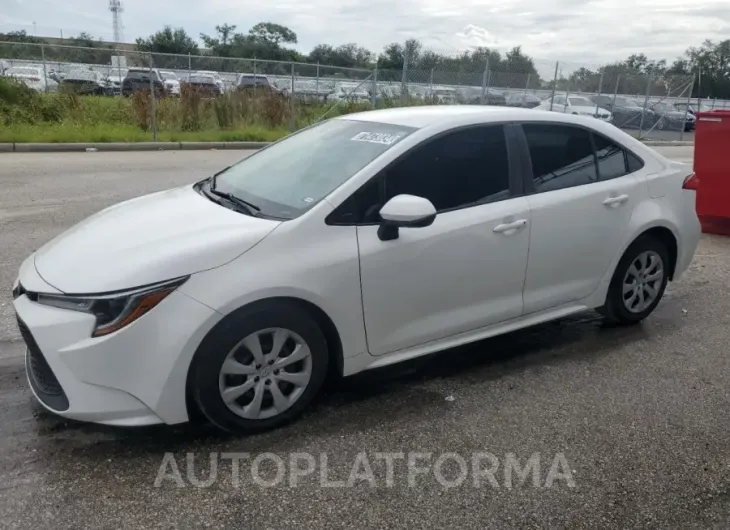 TOYOTA COROLLA LE 2021 vin 5YFEPMAE4MP245687 from auto auction Copart