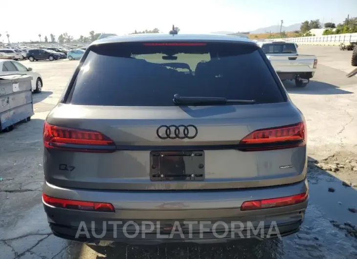 AUDI Q7 PREMIUM 2022 vin WA1LJBF77ND006348 from auto auction Copart