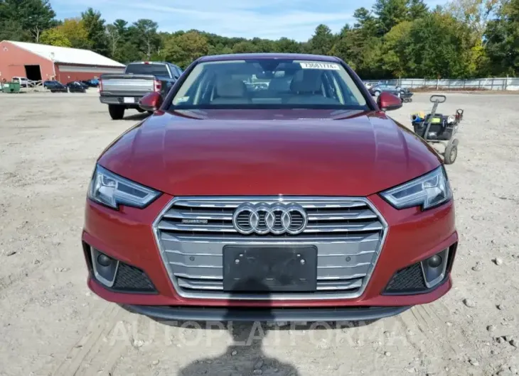 AUDI A4 PREMIUM 2019 vin WAUENAF47KA024104 from auto auction Copart