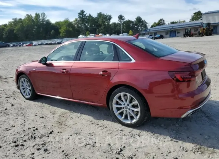 AUDI A4 PREMIUM 2019 vin WAUENAF47KA024104 from auto auction Copart