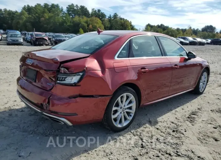 AUDI A4 PREMIUM 2019 vin WAUENAF47KA024104 from auto auction Copart