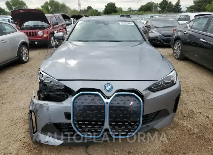 BMW I4 EDRIVE 2023 vin WBY43AW01PFP44489 from auto auction Copart