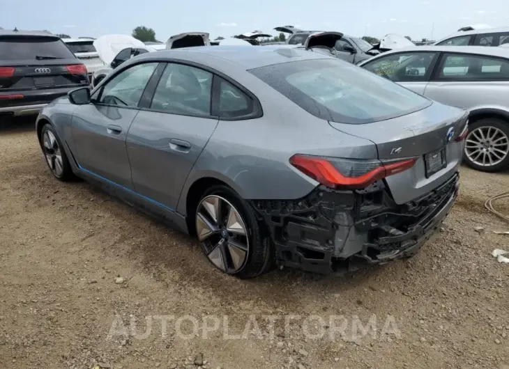 BMW I4 EDRIVE 2023 vin WBY43AW01PFP44489 from auto auction Copart