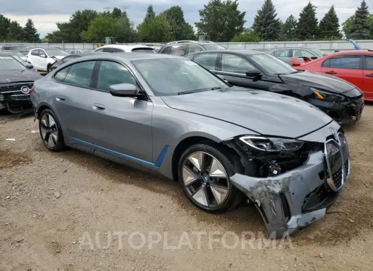 BMW I4 EDRIVE 2023 vin WBY43AW01PFP44489 from auto auction Copart