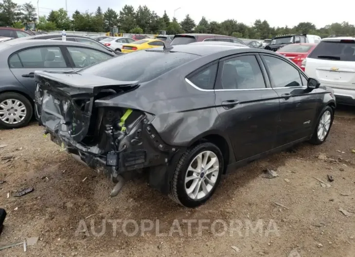 FORD FUSION SE 2019 vin 3FA6P0LU9KR105214 from auto auction Copart