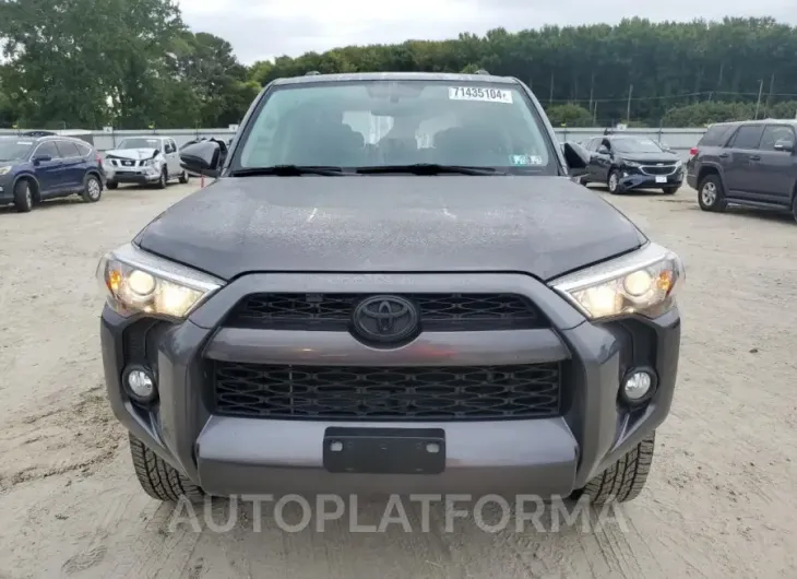 TOYOTA 4RUNNER SR 2019 vin JTEBU5JR8K5700759 from auto auction Copart