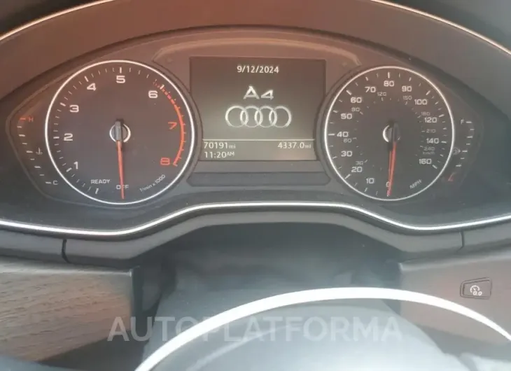 AUDI A4 PREMIUM 2017 vin WAUGNAF44HN019064 from auto auction Copart