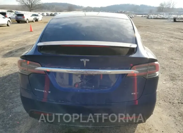 TESLA MODEL X 2018 vin 5YJXCAE26JF142684 from auto auction Copart