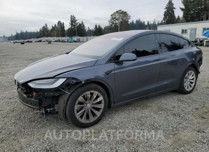 TESLA MODEL X 2021 vin 5YJXCAE27MF322910 from auto auction Copart