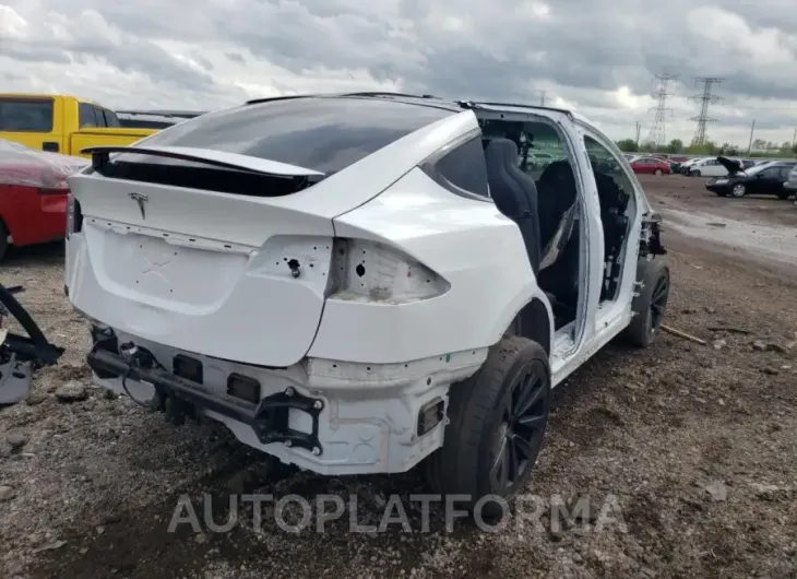 TESLA MODEL X 2022 vin 7SAXCBE69NF331315 from auto auction Copart