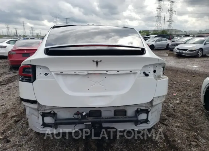 TESLA MODEL X 2022 vin 7SAXCBE69NF331315 from auto auction Copart