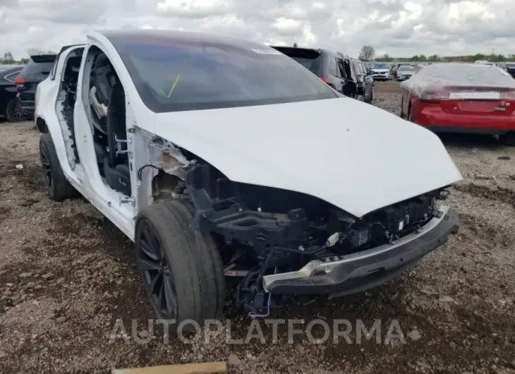 TESLA MODEL X 2022 vin 7SAXCBE69NF331315 from auto auction Copart