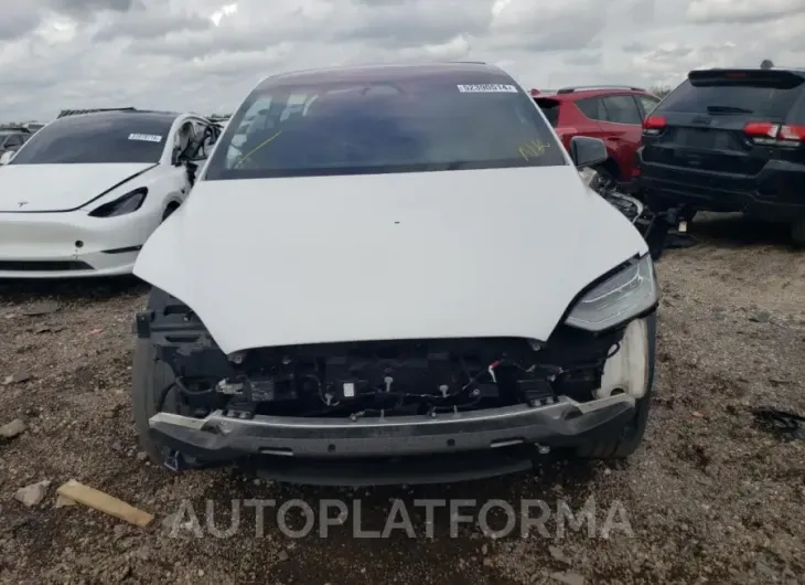 TESLA MODEL X 2022 vin 7SAXCBE69NF331315 from auto auction Copart