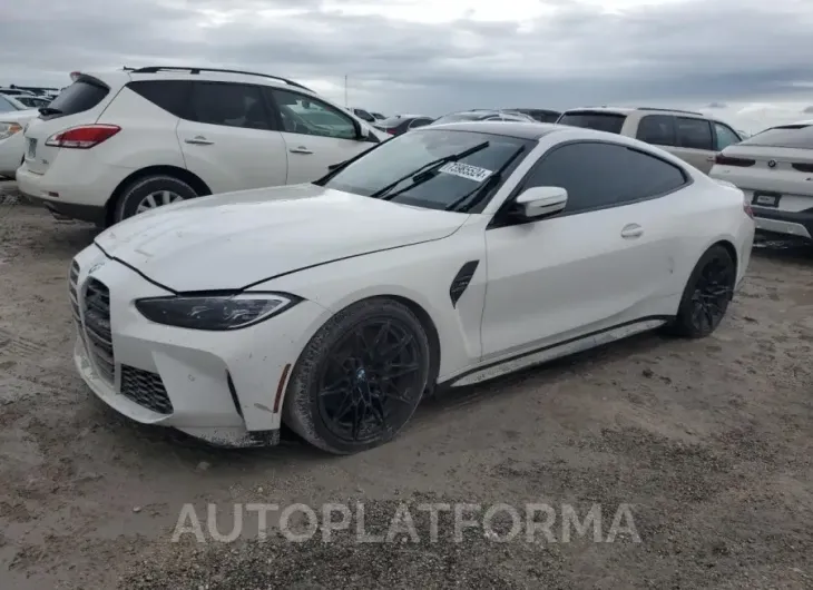 BMW M4 2021 vin WBS53AZ04MCG28925 from auto auction Copart