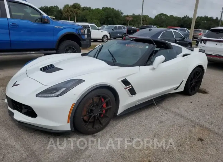 CHEVROLET CORVETTE G 2019 vin 1G1YY2D71K5100492 from auto auction Copart