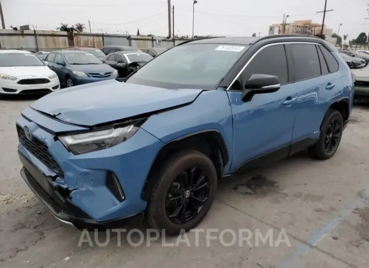 TOYOTA RAV4 XSE 2022 vin JTME6RFV7ND525679 from auto auction Copart