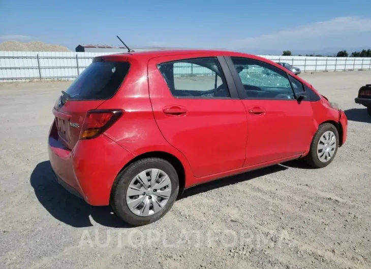 TOYOTA YARIS 2015 vin VNKKTUD30FA034624 from auto auction Copart