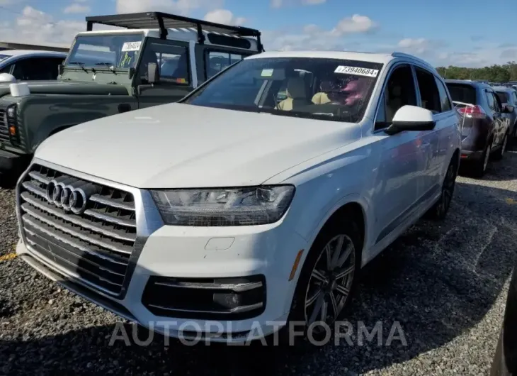 AUDI Q7 PREMIUM 2018 vin WA1LAAF76JD051527 from auto auction Copart